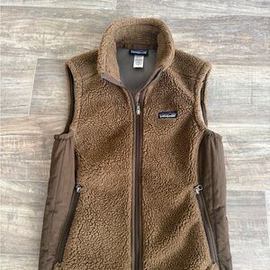 Patagonia Tan Fleece Vest
